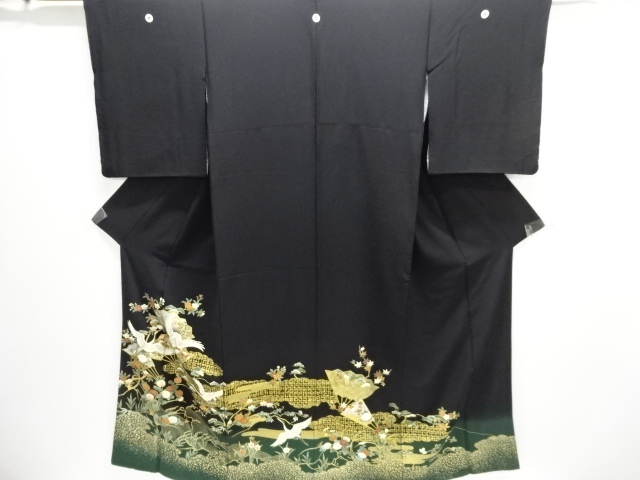 JAPANESE KIMONO / TOMESODE / SHOCHIKUBAI